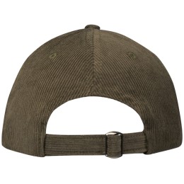 "Hutton" 6-панельная бейсболка из переработанного хлопка - Зеленый лесной