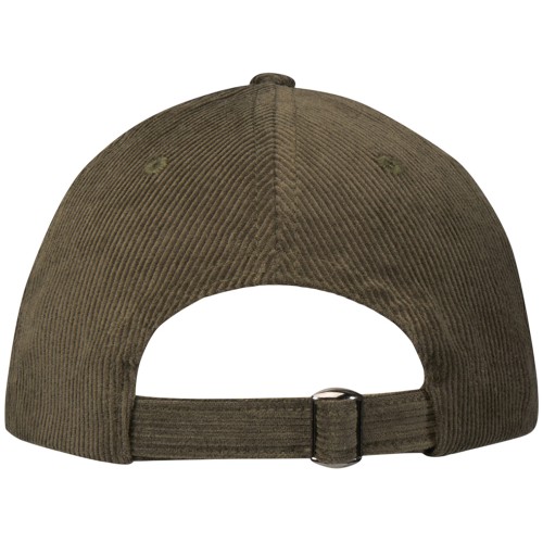 "Hutton" 6-панельная бейсболка из переработанного хлопка - Зеленый лесной