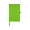 Блокнот Honua форматом A5 из переработанной бумаги с обложкой из переработанного ПЭТ, зеленый лайм