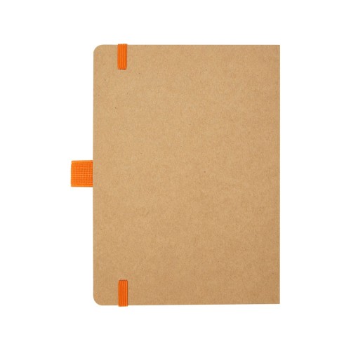 Блокнот Berk формата из переработанной бумаги, оранжевый