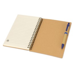 Блокнот "Helly" с ручкой, синий