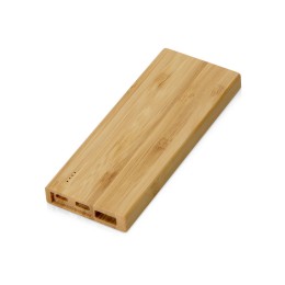 Подарочный набор с БЗУ и внешним аккумулятором «Bamboo Set», натуральный