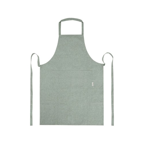 Pheebs 200 g/m2 recycled cotton apron, зеленый яркий