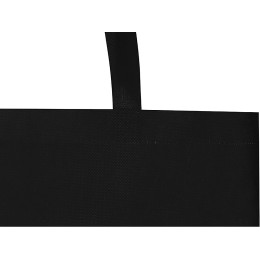 Экосил эко-сумка с ластовицей из нетканого материала, переработанного по стандарту GRS, объемом 12 л, черный