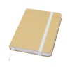 Reed блокнот формата А6 из переработанного материала в твердой обложке с простыми страницами - Белый