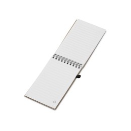 Блокнот B7 «Toledo S», бежевый + ручка шариковая «Pianta» из пшеничной соломы, бежевый