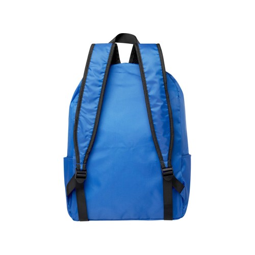Складной рюкзак EcoFold объемом 15 л из переработанного ПЭТ-пластика - Ярко-синий