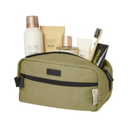 Косметичка Joey из холста, переработанного по стандарту GRS, объемом 3,5 л, оливковый