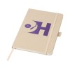 Блокнот Honua форматом A5 из переработанной бумаги с обложкой из переработанного ПЭТ, бежевый овсяный