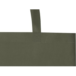Экосил эко-сумка с ластовицей из нетканого материала, переработанного по стандарту GRS, объемом 12 л, зеленый лесной