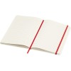 Bass блокнот формата А5 из переработанных материалов, с линованными страницами - Красный