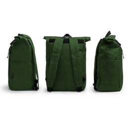 Рюкзак из RPET полиэстера DRONTE, темно-зеленый