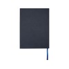 Блокнот Alejandra формата А5 с твердой обложкой из переработанной кожи - Синий