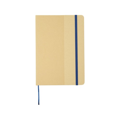 Nelida блокнот формата А5 в твердой обложке из переработанного картона - Синий