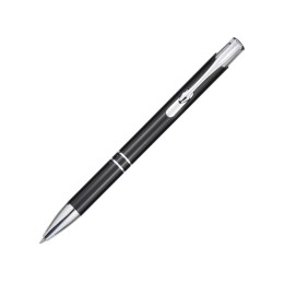 Шариковая ручка Moneta из переработанного алюминия - сплошной черный
