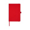 Блокнот Honua форматом A5 из переработанной бумаги с обложкой из переработанного ПЭТ, красный