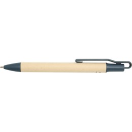 Шариковая ручка Liliana с кнопочным механизмом ( синие чернила), синий