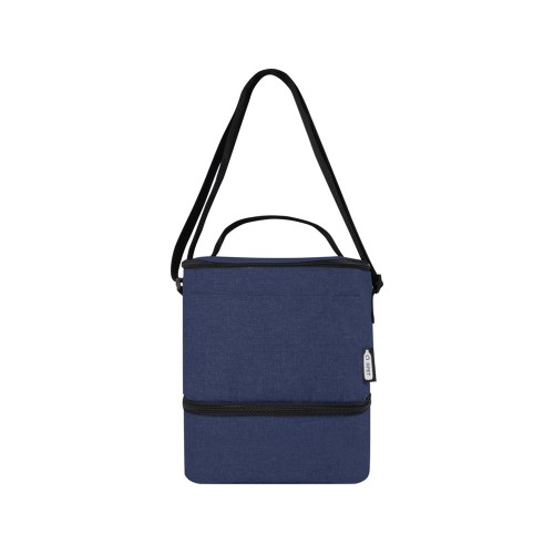 Tundra, сумка-холодильник из переработанного PET-пластика, для обеда, на 9 банок - Heather navy