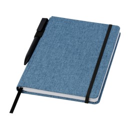 Блокнот Orin, формат А5, из переработанного ПЭТ, синий