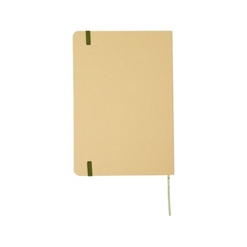 Nelida блокнот формата А5 в твердой обложке из переработанного картона - Зеленый лесной