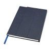 Блокнот Alejandra формата А5 с твердой обложкой из переработанной кожи - Синий