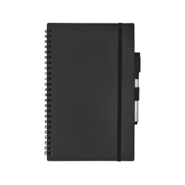 Pebbles Блокнот размером A5 из переработанной бумаги, черный