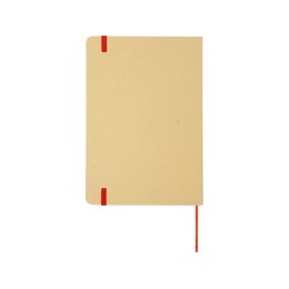 Nelida блокнот формата А5 в твердой обложке из переработанного картона - Красный