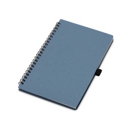 Блокнот А5 «Toledo M», синий + ручка шариковая «Pianta» из пшеничной соломы, синий