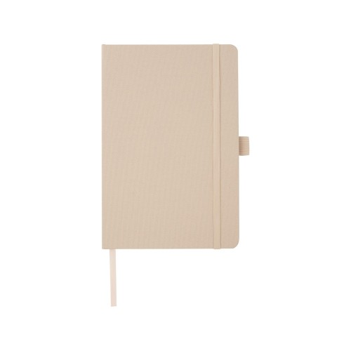 Блокнот Honua форматом A5 из переработанной бумаги с обложкой из переработанного ПЭТ, бежевый овсяный
