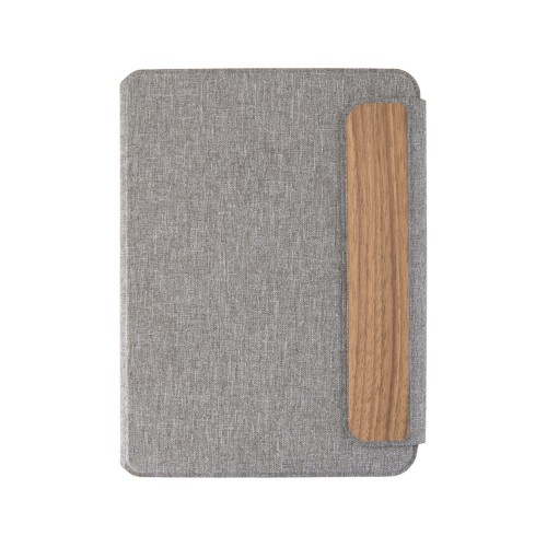 Портфолио A5 Andean из переработанного ПЭ, серый