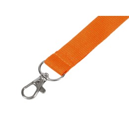 Ланъярд из RPET с карабином, оранжевый