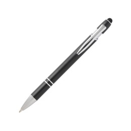 Kish шариковая ручка с серебристой отделкой - сплошной черный (черные чернила)