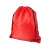 Рюкзак со шнурком Oriole из переработанного ПЭТ, красный