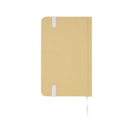 Reed блокнот формата А6 из переработанного материала в твердой обложке с простыми страницами - Белый