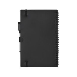 Pebbles Блокнот размером A5 из переработанной бумаги, черный