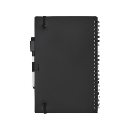 Pebbles Блокнот размером A5 из переработанной бумаги, черный