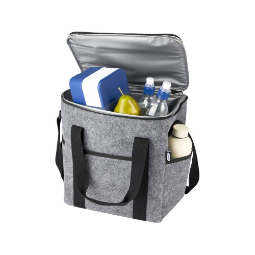 Сумка-холодильник для бутылок Фельта 21 л из фетра, переработанного по стандарту GRS