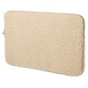 Шерпа чехол для 13-дюймового ноутбука объемом 2 л из шерпы, переработанной по стандарту GRS, бежевый