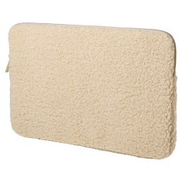 Шерпа чехол для 13-дюймового ноутбука объемом 2 л из шерпы, переработанной по стандарту GRS, бежевый