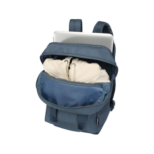 Трип 14" Эви рюкзак для ноутбука из переработанного материала объемом 9 л, серо-синий