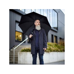 Зонт-трость 7875 RingOpener® полуавтомат, черный