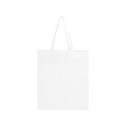 Экосил эко-сумка с ластовицей из нетканого материала, переработанного по стандарту GRS, объемом 12 л, белый