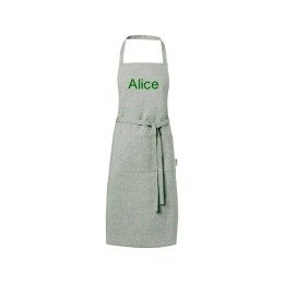 Pheebs 200 g/m2 recycled cotton apron, зеленый яркий