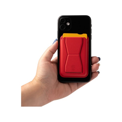 Картхолдер с подставкой "Sekun", красный