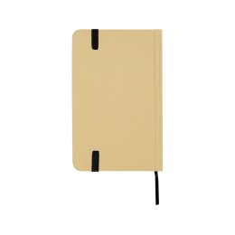 Reed блокнот формата А6 из переработанного материала в твердой обложке с простыми страницами - сплошной черный