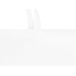 Экосил эко-сумка с ластовицей из нетканого материала, переработанного по стандарту GRS, объемом 12 л, белый