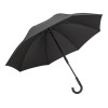 Зонт-трость 7915 Carbon» с куполом из переработанного пластика, полуавтомат, черный
