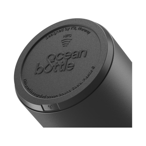 Бутылка для воды Ocean Bottle с вакуумной изоляцией объемом 750 мл, сплошной черный