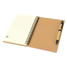 Блокнот "Helly" с ручкой, черный