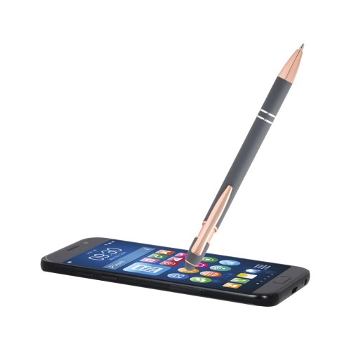 Nanna шариковая ручка с отделкой из розового золота - Twilight Grey (черные чернила)